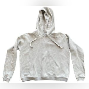 Aerie | Love Ribbed Cropped Hoodie Light Sage Green/ Gray Women’s‎ XS